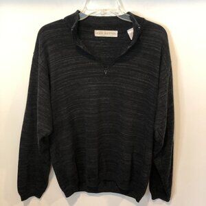 Henry Grethel Mens 1/4 zip sweater L